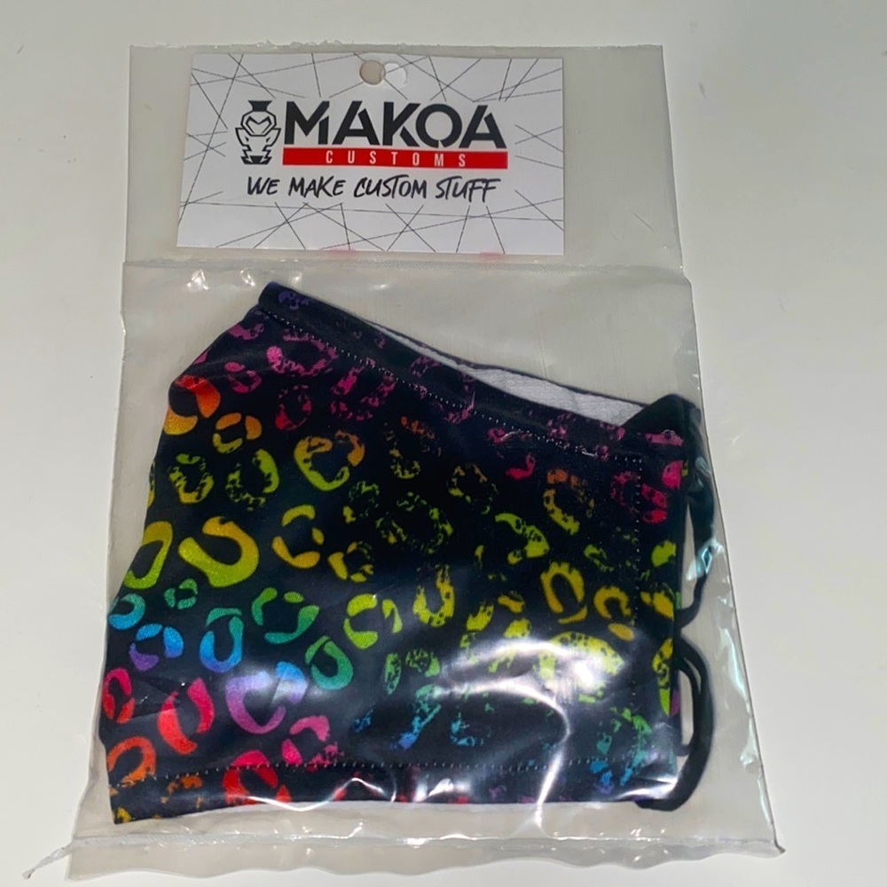 2 for $15 New adult size face mask w/ design